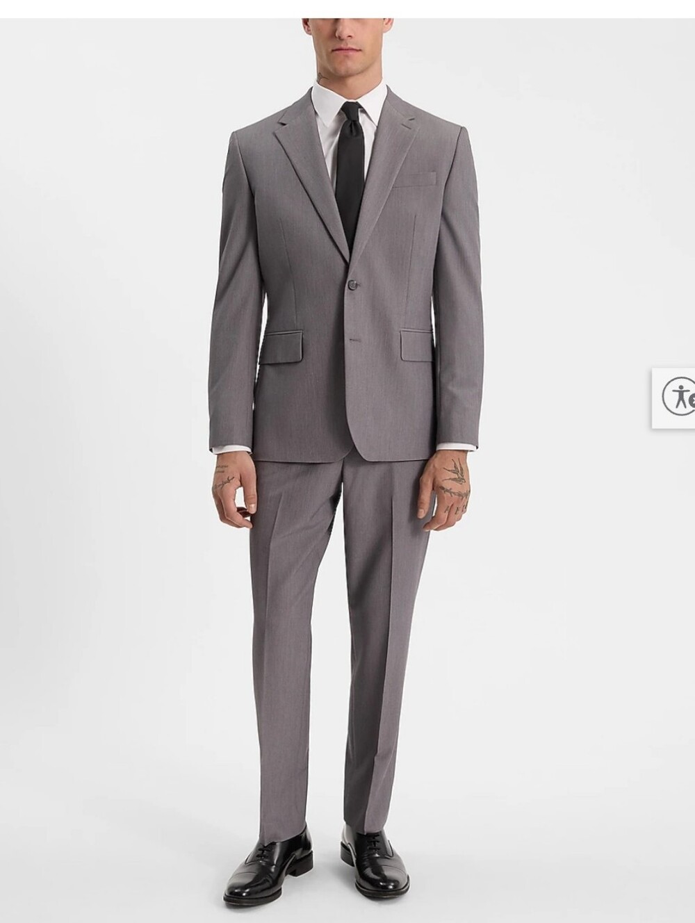 Express Classic Men's Grayish Brown Two-Piece Suit - Slim Fit NWOT